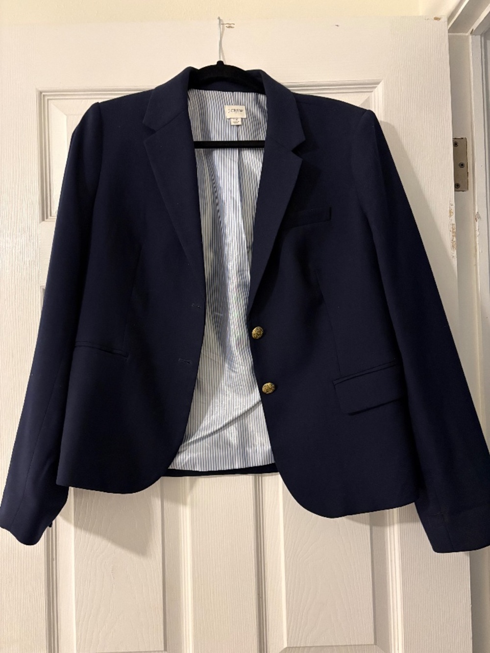 J.Crew Factory Navy Schoolboy Blazer